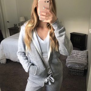 LAZY DAYS set - In light heather grey